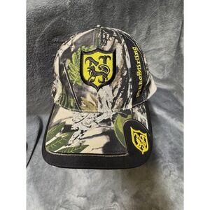Nikko Stirling Hat Cap Strap Back Field Cap One Size Green Camo Mens Hunting